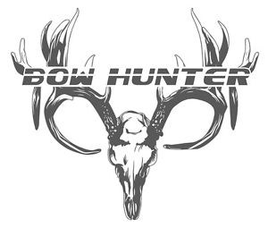 300x255 buck deer skull t shirt,bow hunter shirt,deer hunting,archery - Bow Hunting Drawings