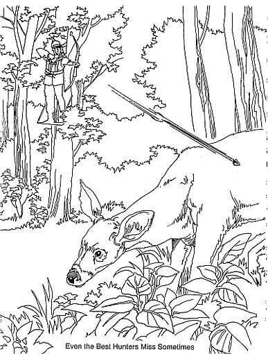 387x510 hunter drawings bow hunting drawing - Bow Hunting Drawings