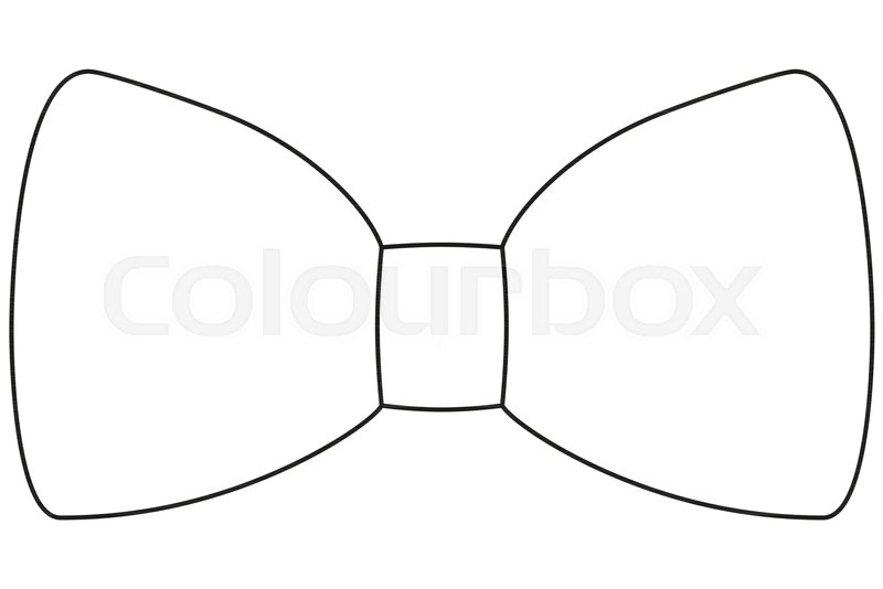 800x534 Icon Line Art Poster Man Father Dad Stock Vector Colourbox - Bow Line Drawing