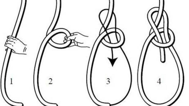620x349 Wild Side It Pays To Know Some Good Knots River Falls Journal - Bow Line Drawing