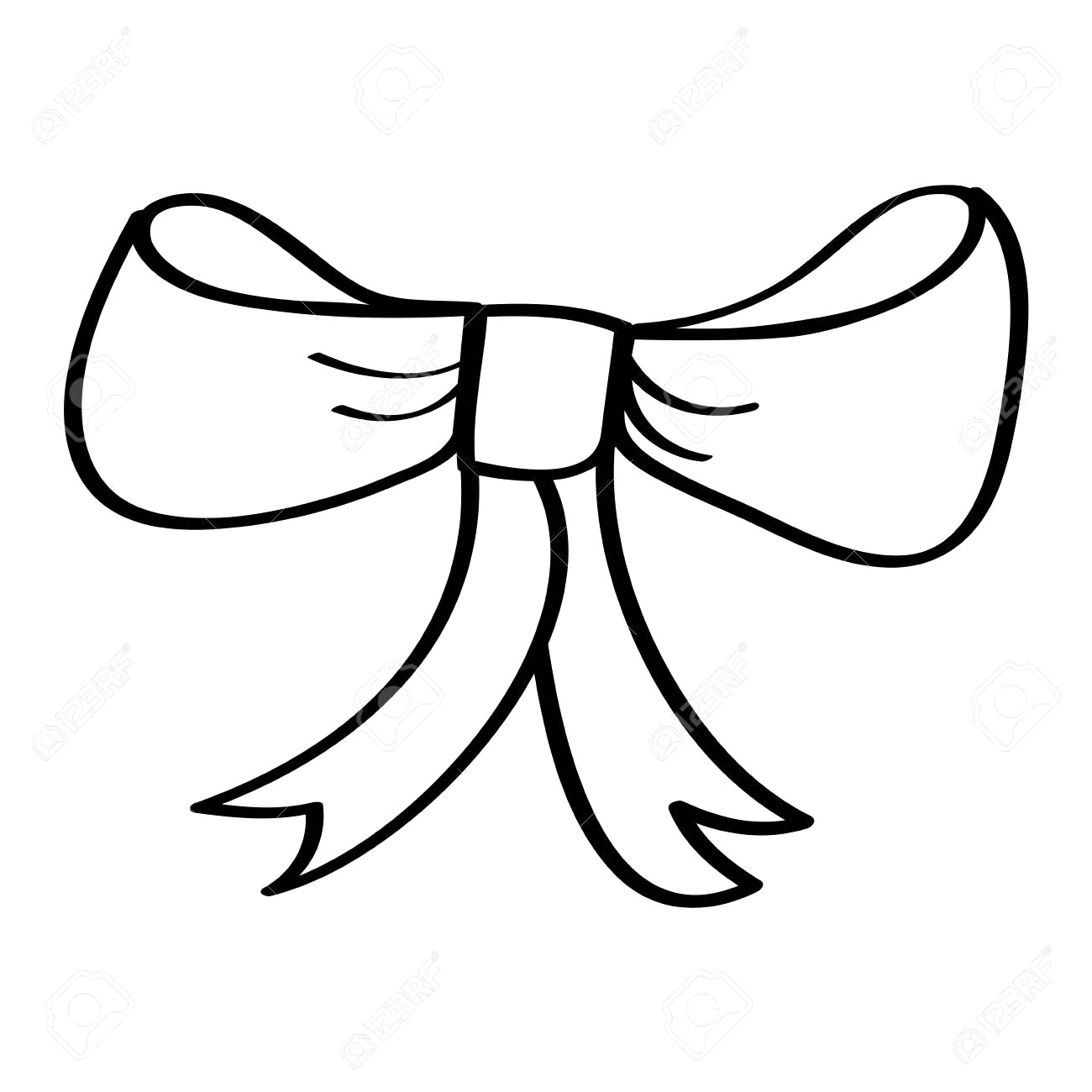 Bow Ribbon Drawing at Explore collection of Bow