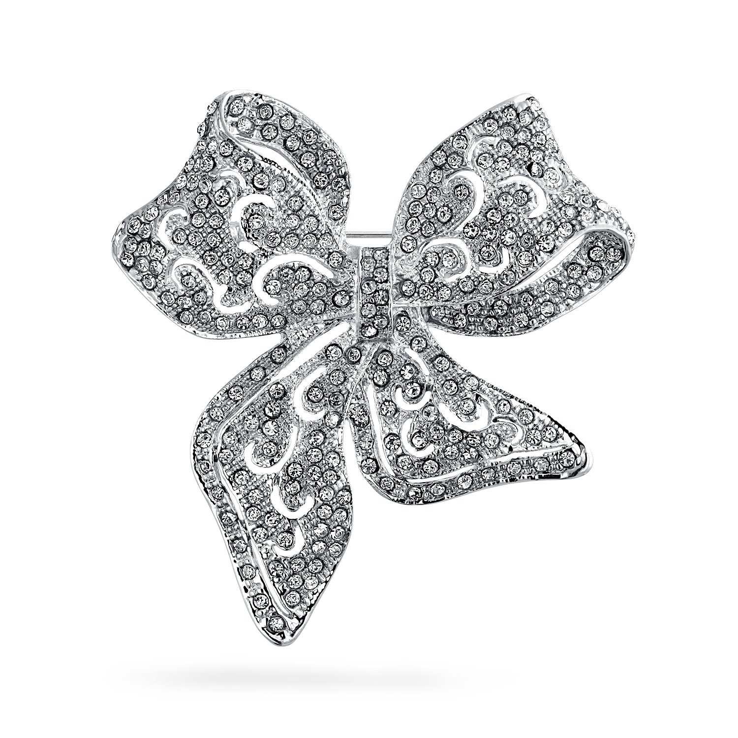 1500x1500 Bling Jewelry Large Vintage Style Bow Ribbon Shape - Bow Ribbon Drawing