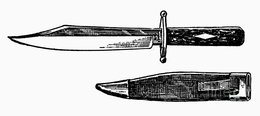 900x401 dagger drawing bowie knife for free download - Bowie Knife Drawing