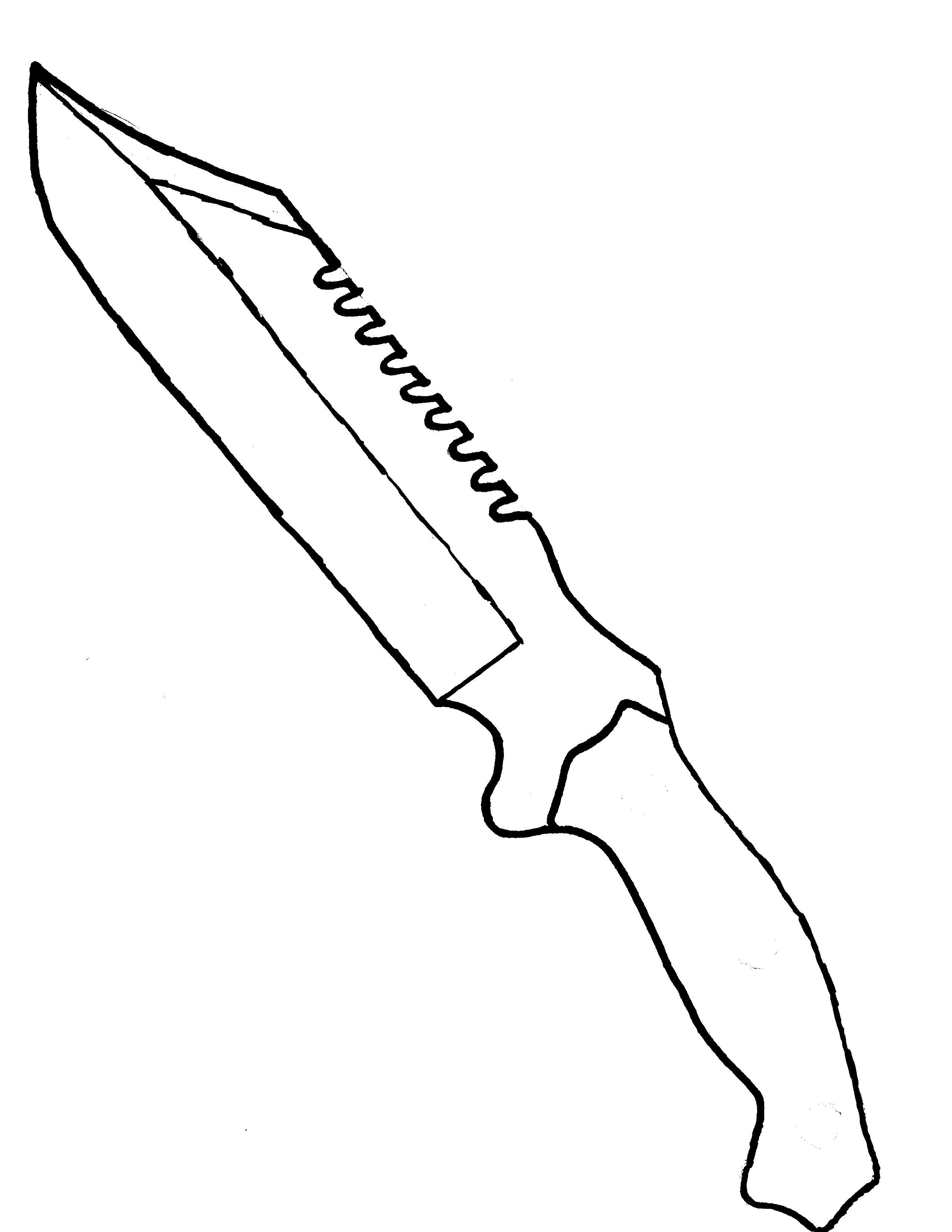 Printable Knife Templates To Print Printable Word Searches