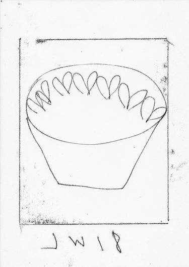 375x531 Bowl Drawings For Sale Saatchi Art - Bowl Drawing