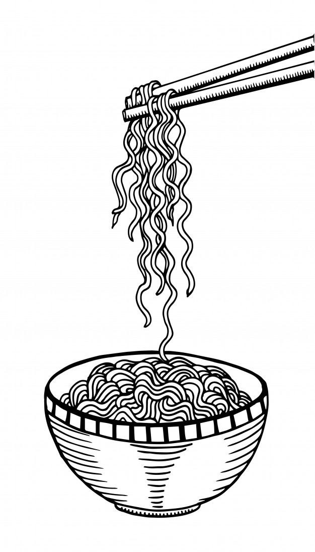 626x1095 Doodle Noodle - Bowl Drawing