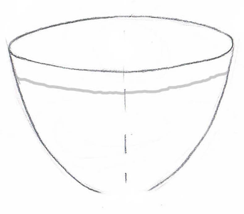 789x693 How Draw Stuff - Bowl Drawing