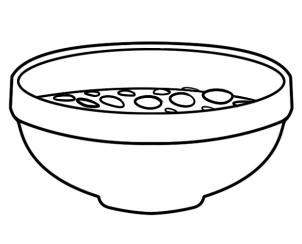 302x244 How To Draw How To Draw Cereal, Cereal - Bowl Drawing