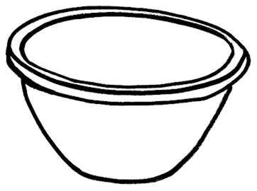 362x270 Bowl Drawing Food Clipart - Bowl Drawing