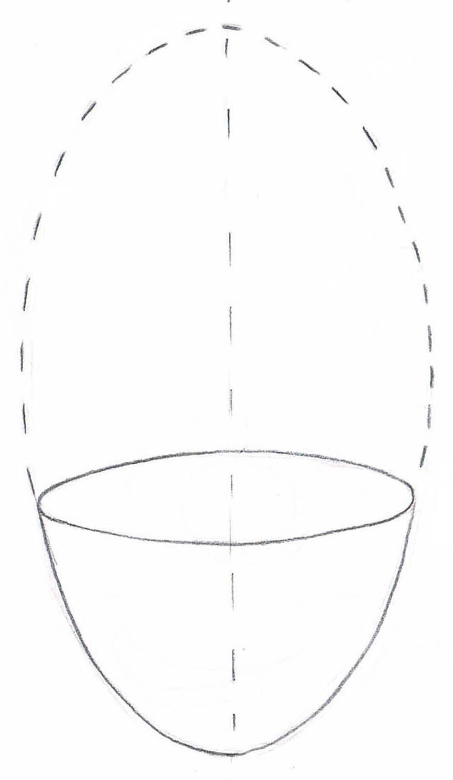885x1524 How Draw Stuff - Bowl Line Drawing
