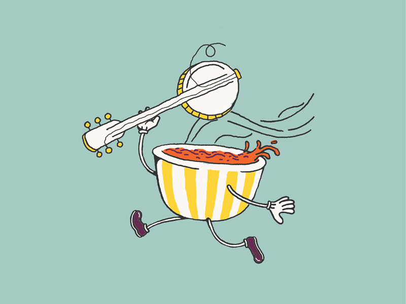 800x600 Chili Bowl - Bowl Of Chili Drawing