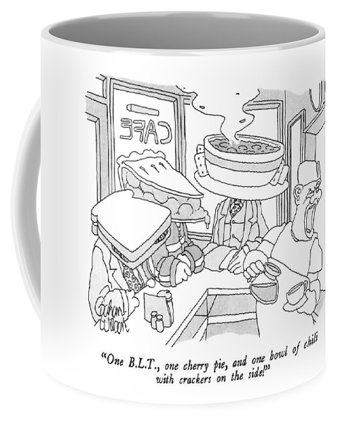 479x600 one b l t one cherry pie, and one bowl of chili coffee mug - Bowl Of Chili Drawing