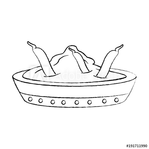 Bowl Of Chili Drawing at Explore collection of