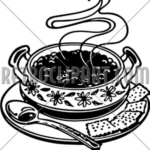 300x300 Bowl Of Chili - Bowl Of Chili Drawing