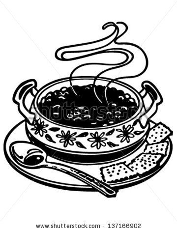 360x470 Bowl Of Chili - Bowl Of Chili Drawing