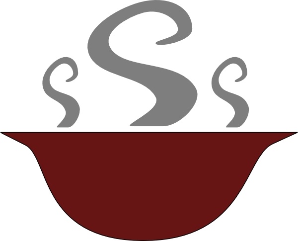 600x485 Bowl Of Steaming Soup Clip Art Free Vector In Open Office Drawing - Bowl Of Soup Drawing