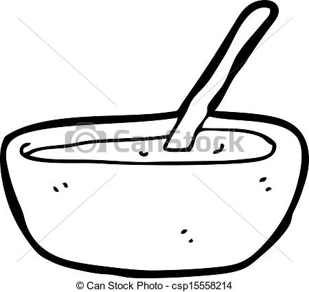 450x425 Cartoon Soup Bowl - Bowl Of Soup Drawing