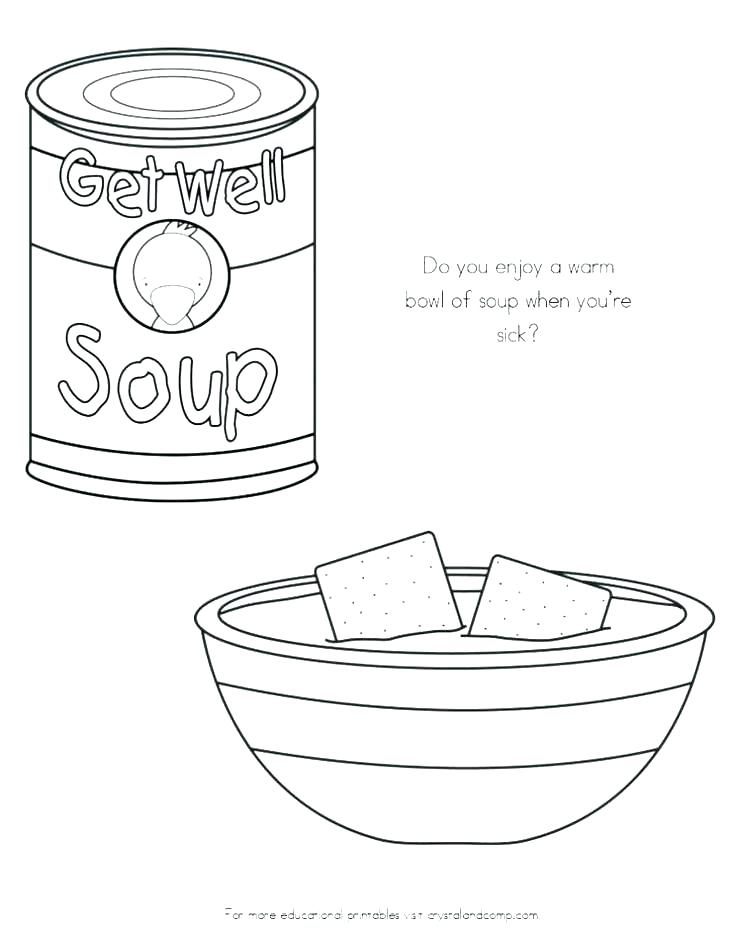 736x940 Soup Coloring Pages Bowl Of Soup Drawing Stone Soup Colouring - Bowl Of Soup Drawing