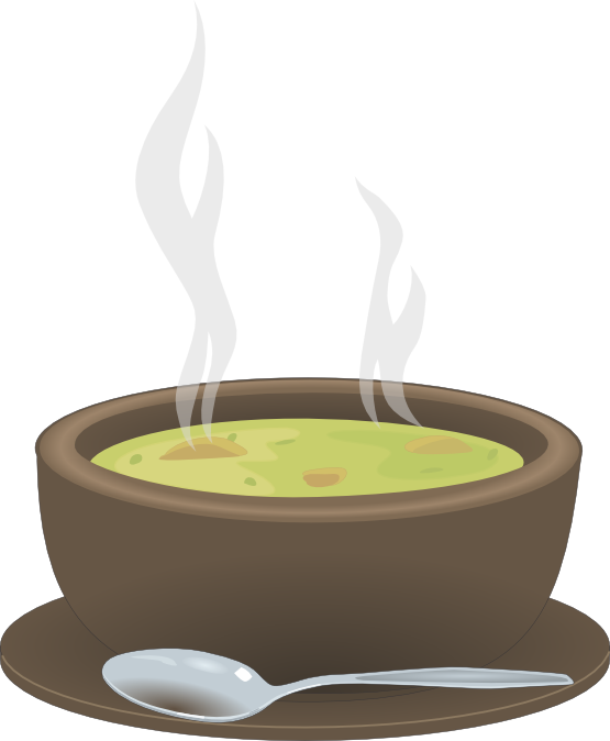 555x674 Soup Vector Free Download On Unixtitan - Bowl Of Soup Drawing