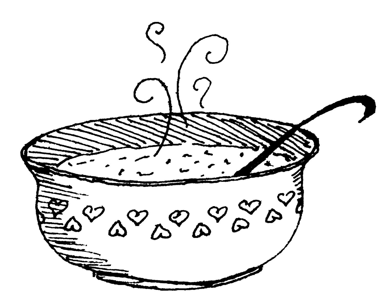 1600x1255 Bowl Of Chicken Soup Drawing - Bowl Of Soup Drawing