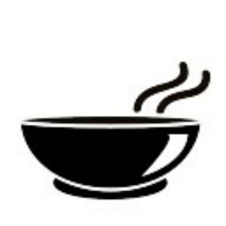 318x318 Drawing Illustration Bowl Soup - Bowl Of Soup Drawing