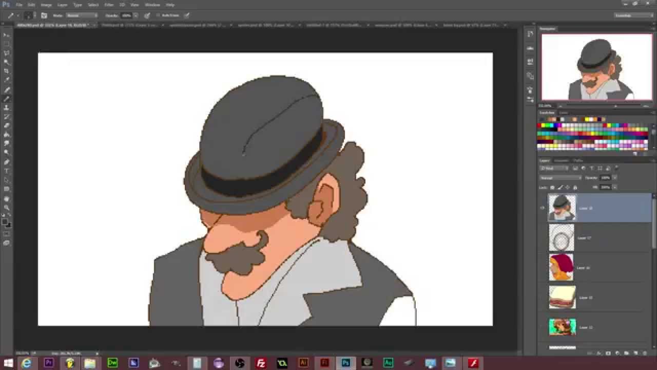 1280x720 how to draw cartoon man wearing a bowler hat - Bowler Hat Drawing
