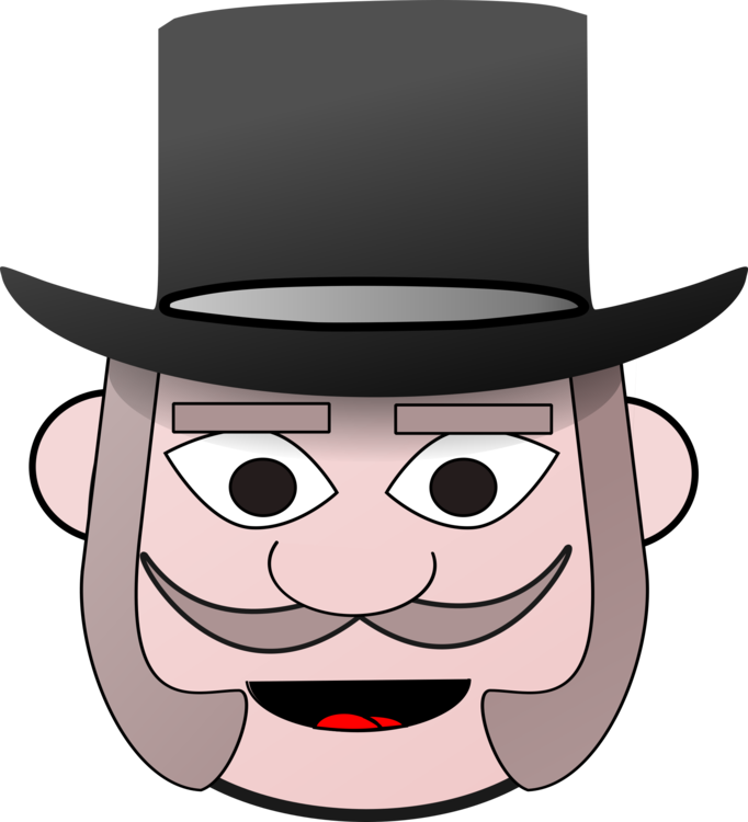 682x750 top hat bowler hat drawing man cc0 - Bowler Hat Drawing
