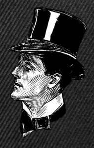 190x297  - Bowler Hat Drawing