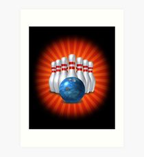 210x230 bowling alley drawing wall art redbubble - Bowling Alley Drawing