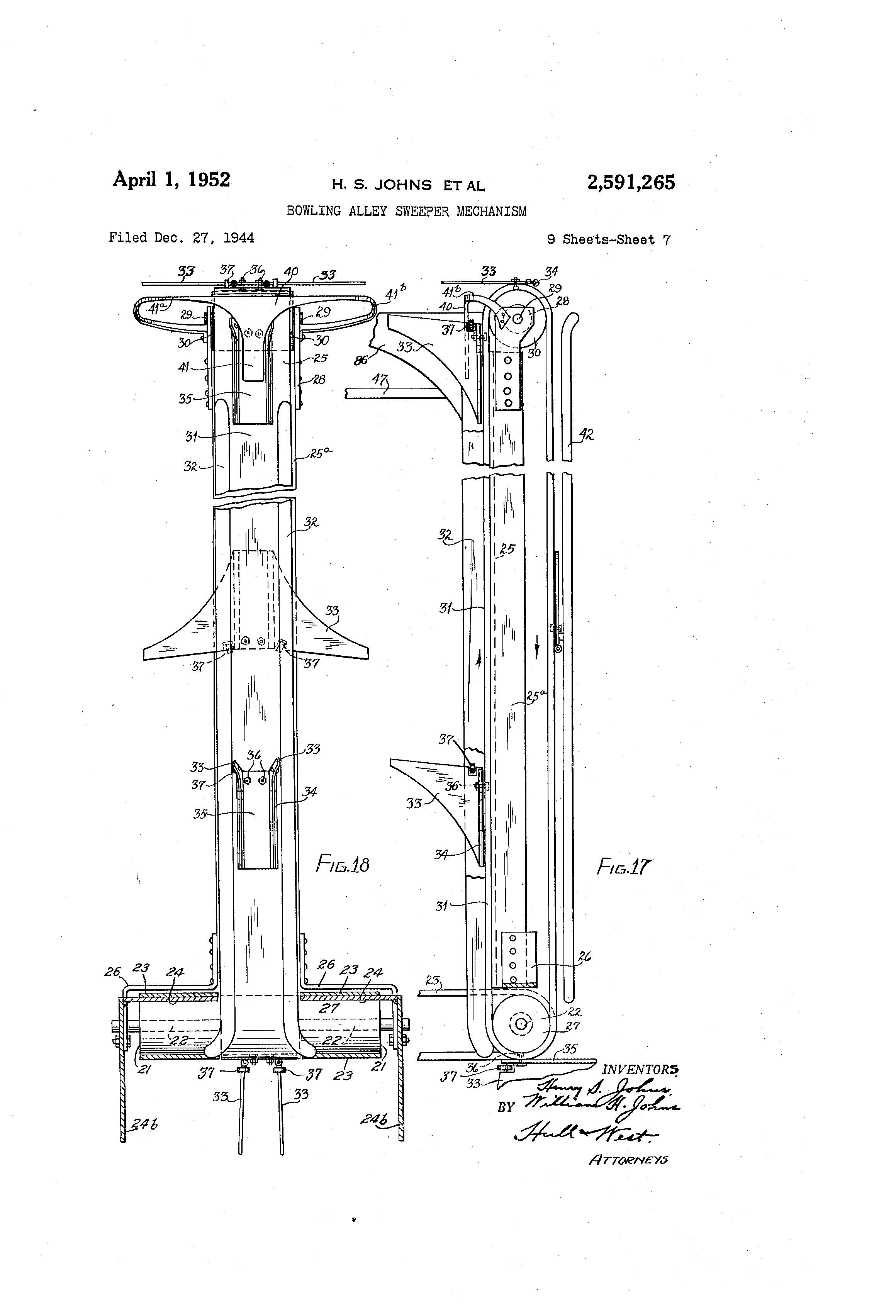 2320x3408 Brevet - Bowling Alley Drawing