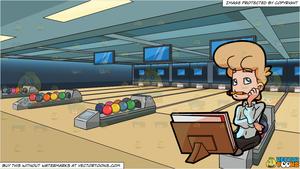 300x169 a man playing with his pencil before drawing and bowling alley - Bowling Alley Drawing