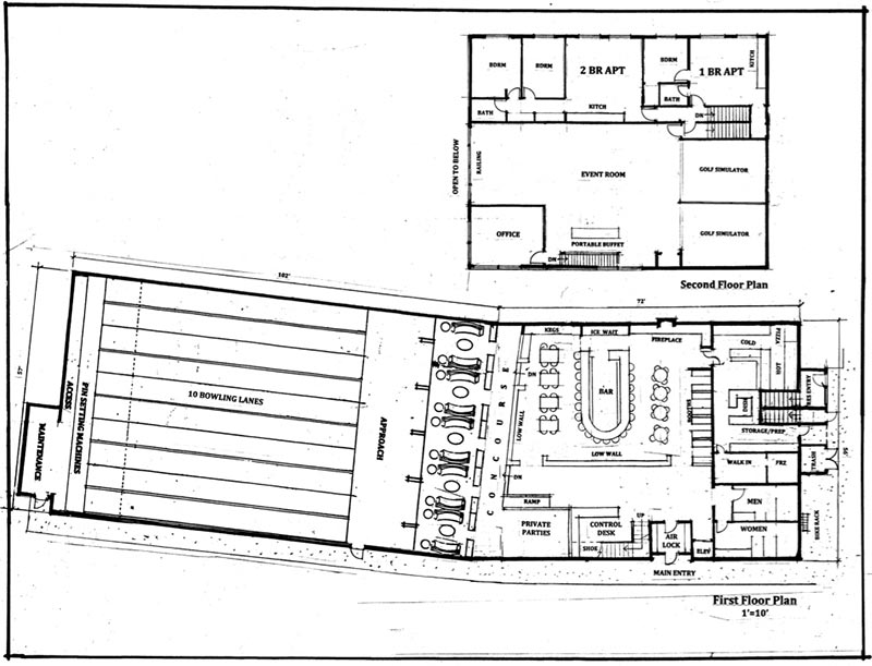 800x611 oak bluffs board approves bowling alley plan - Bowling Alley Drawing