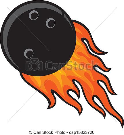 431x470 bowling ball in fire - Bowling Ball Drawing