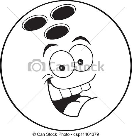450x468 cartoon bowling ball - Bowling Ball Drawing
