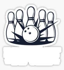 210x230 bowling lane drawing stickers redbubble - Bowling Lane Drawing