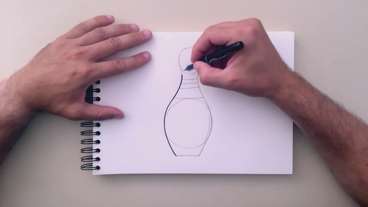 1280x720 how to draw a bowling pin - Bowling Lane Drawing