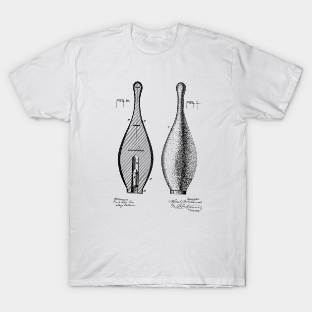 630x630 Bowling Pin Vintage Patent Hand Drawing - Bowling Pin Drawing