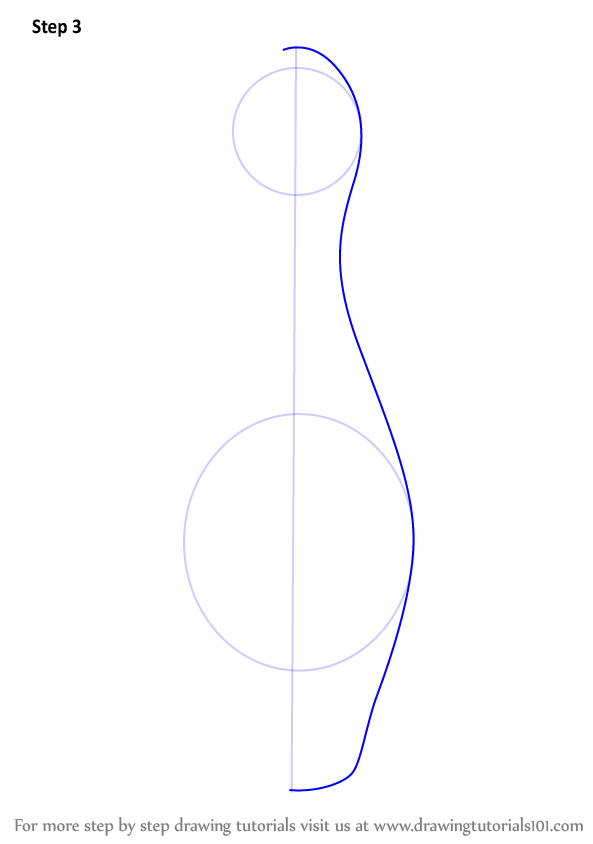 593x844 Learn How To Draw A Bowling Pin - Bowling Pin Drawing