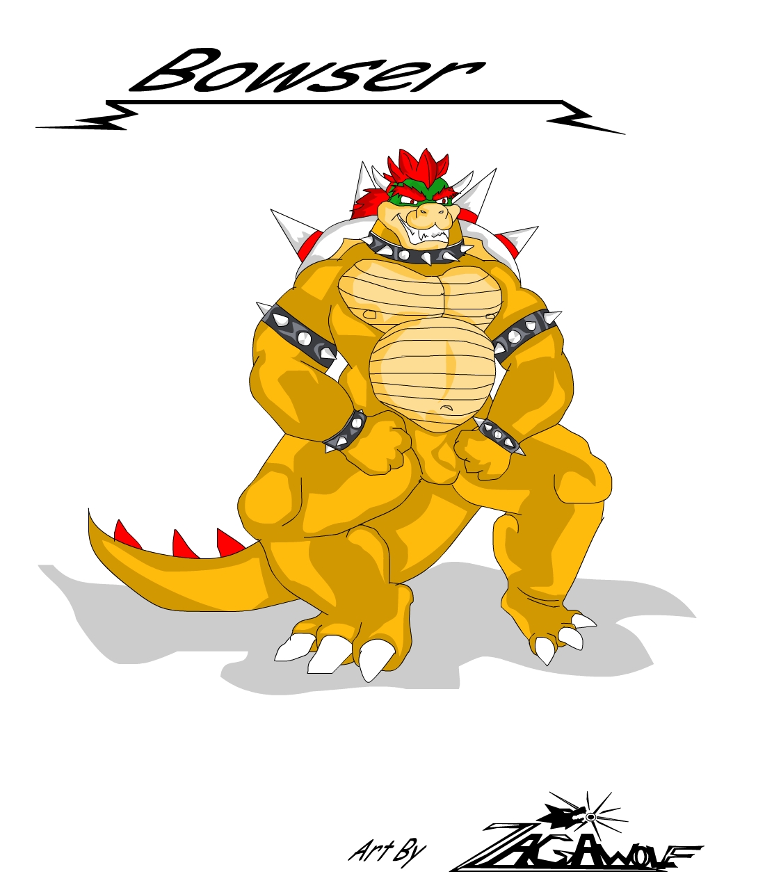 1100x1280 my first time drawing bowser - Bowser Drawing