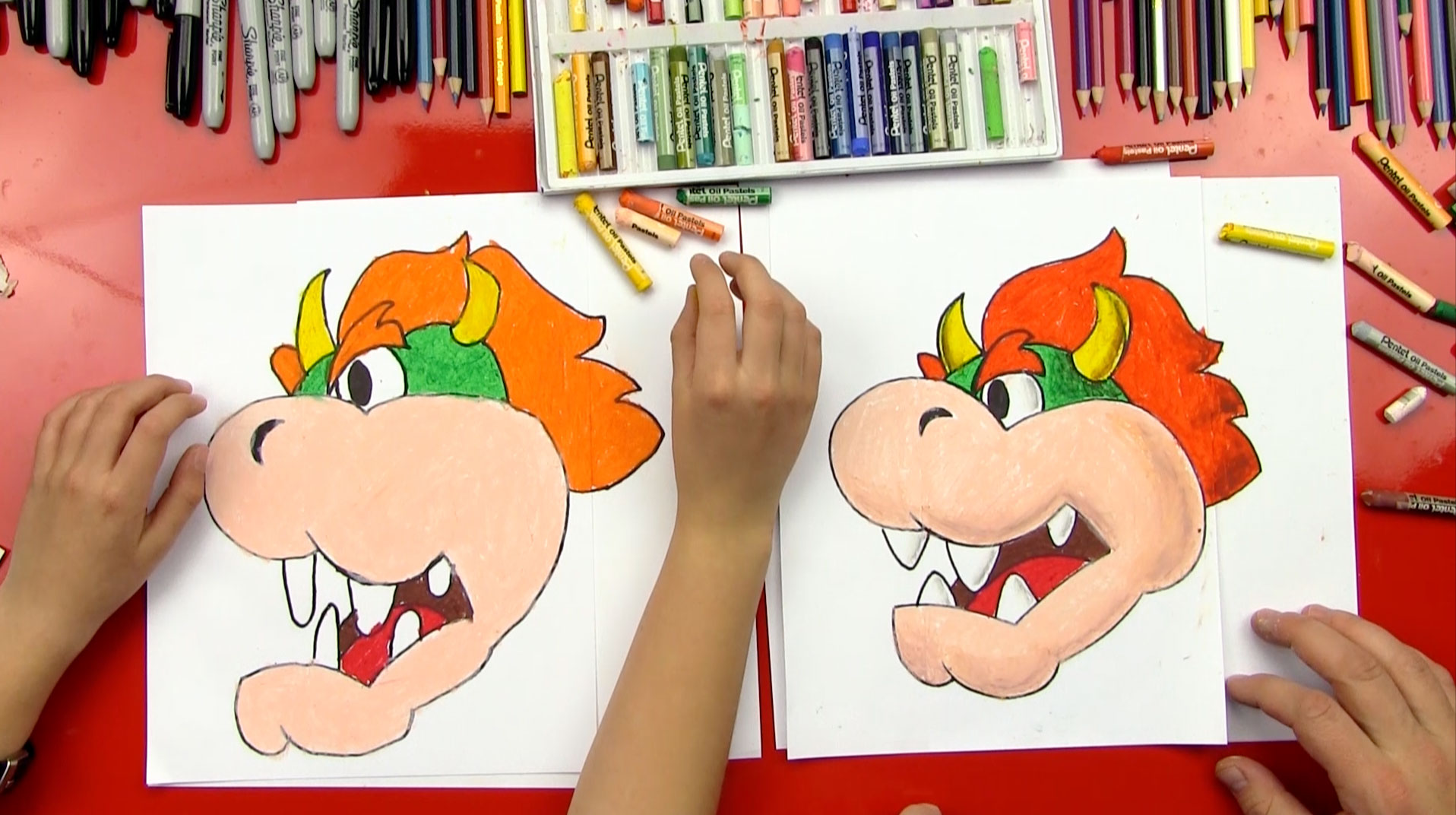 1916x1072 how to draw bowser - Bowser Drawing