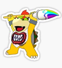 210x230 Bowser Jr Drawing Stickers Redbubble - Bowser Jr Drawing