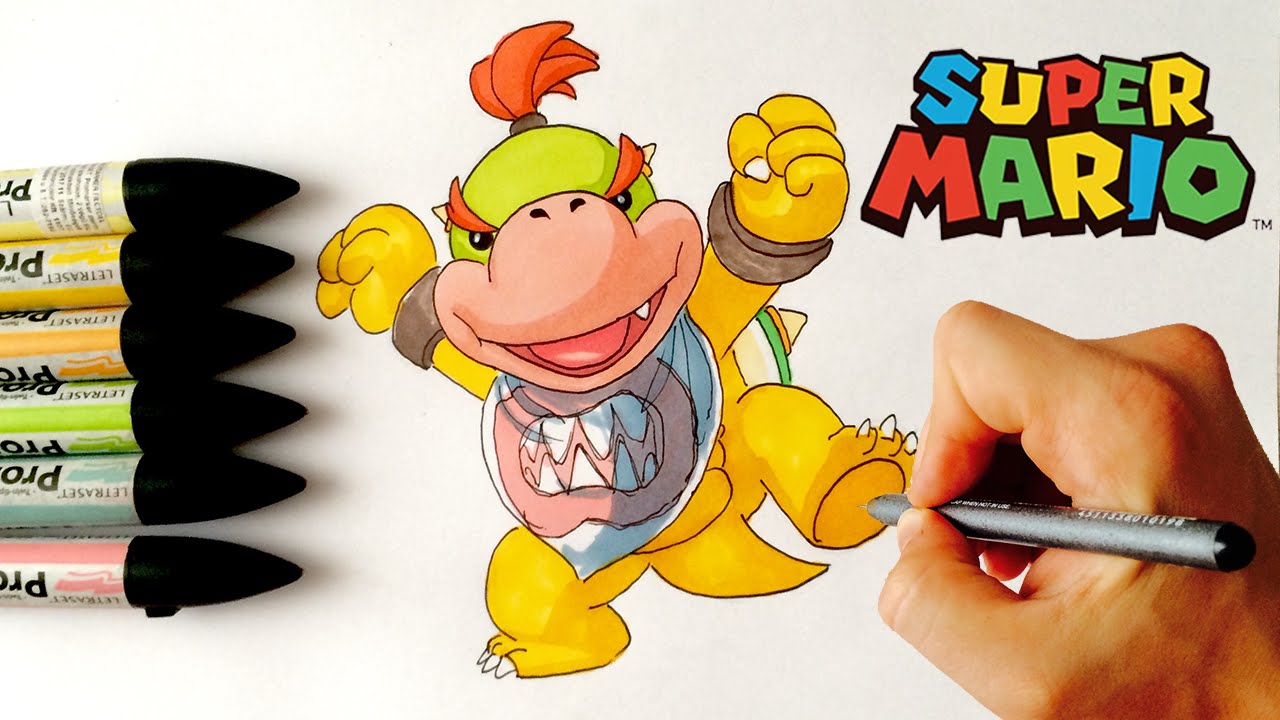 1280x720 Bowser Jr Mario How To Draw - Bowser Jr Drawing