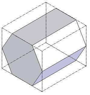 298x312 Machine Drawing - Box Isometric Drawing