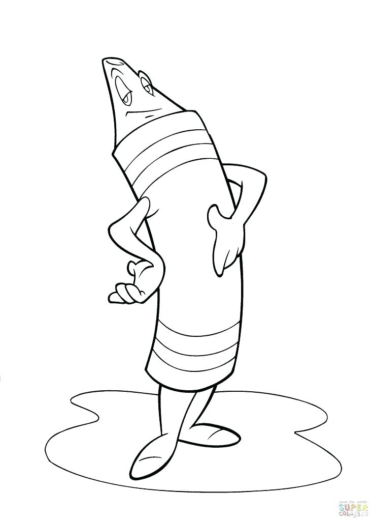 733x1024 crayon coloring pages box crayons - Box Of Crayons Drawing