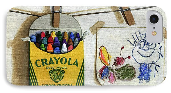 600x327 crayon iphone cases fine art america - Box Of Crayons Drawing