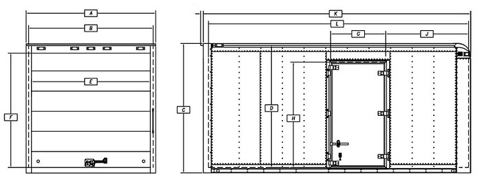 700x261 box truck shelving ideas - Box Truck Drawing