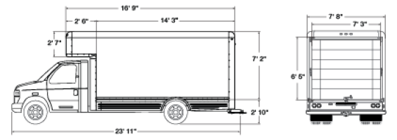 565x199 Moran Leasing Rentals - Box Truck Drawing