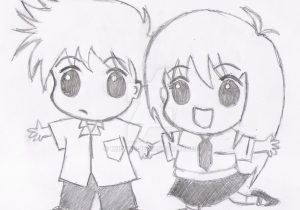 Orasnap Cute Guy And Girl Best Friend Drawings