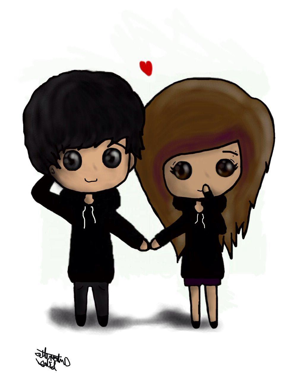 Cute Drawings Boy And Girl