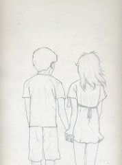 Boy And Girl Holding Hands Drawing At Paintingvalley Com Explore Collection Of Boy And Girl Holding Hands Drawing